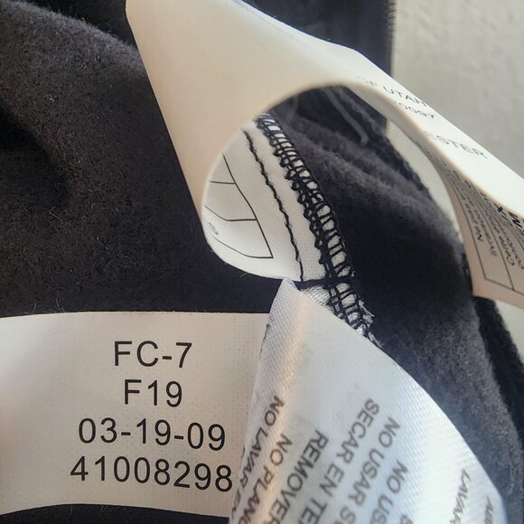 Free Country Jacket Mens Medium Jet Black Microtech Fleece Full Zip 268-M98307S - Picture 12 of 16